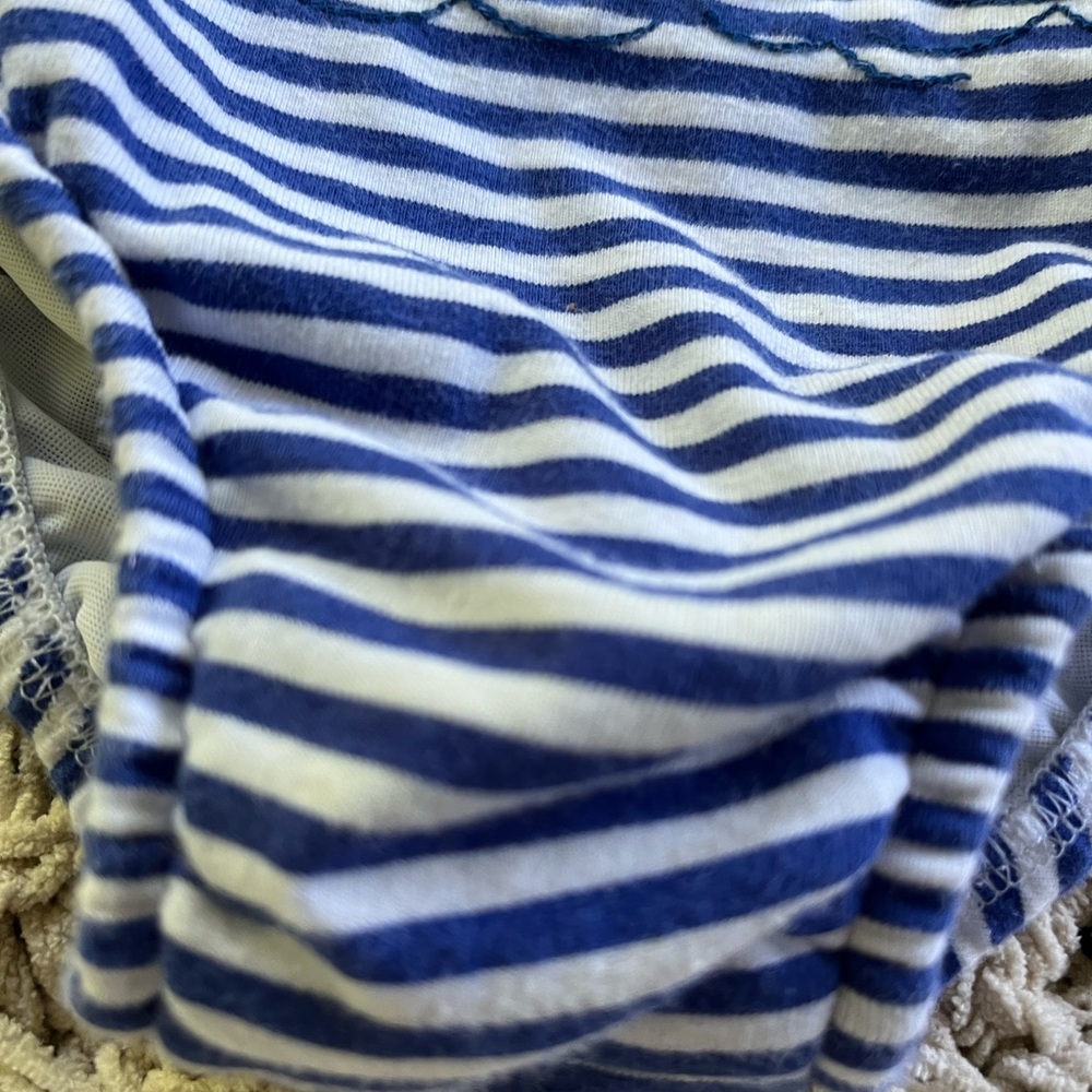 Bailey Boys Brand girls 1 piece swimsuit blue white stripes Sailboat size 2T - Picture 4 of 9